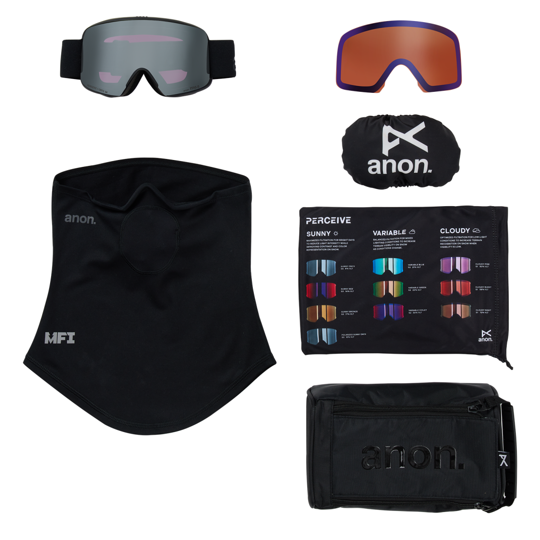 M6 Zárt szemüveg + Bonus Lencse + MFI® Arc Maszk