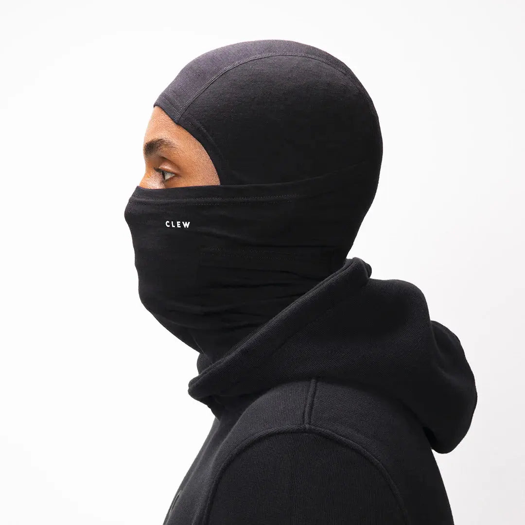 Merino Facemask - Powder and Park